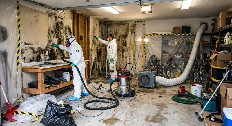 Garage Mold Remediation in Frisco, TX