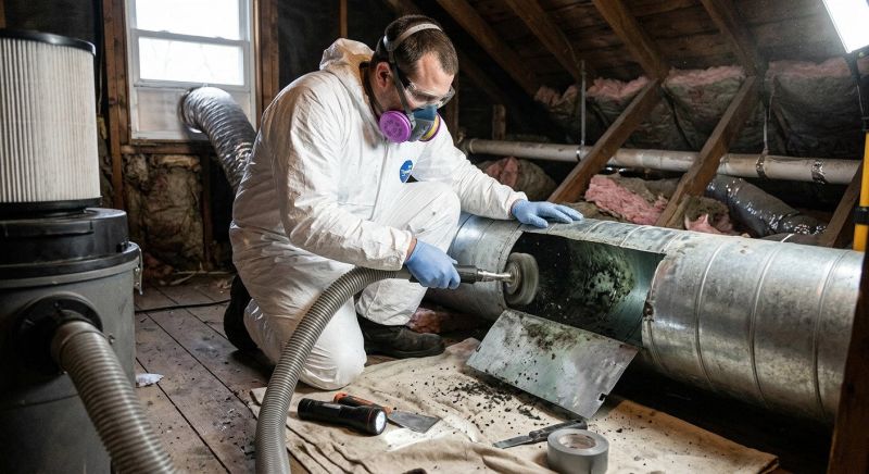 Attic Mold Removal in Dallas, TX