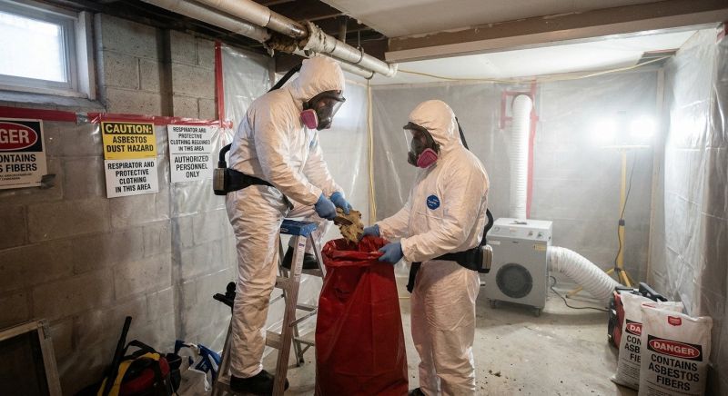 Basement Asbestos Removal in Morris County, NJ