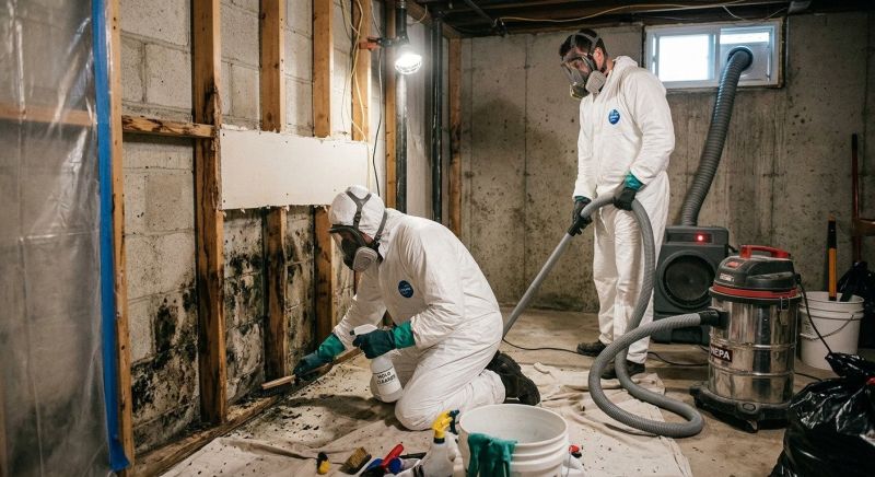 Basement Mold Removal in Frisco, TX