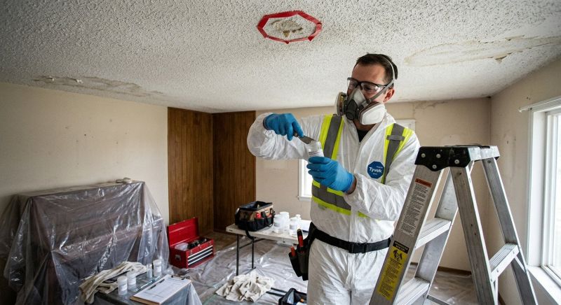 Ceiling Asbestos Testing in Morris County, NJ