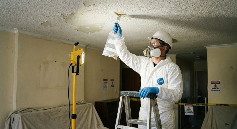 Ceiling Asbestos Testing in Morris County, NJ