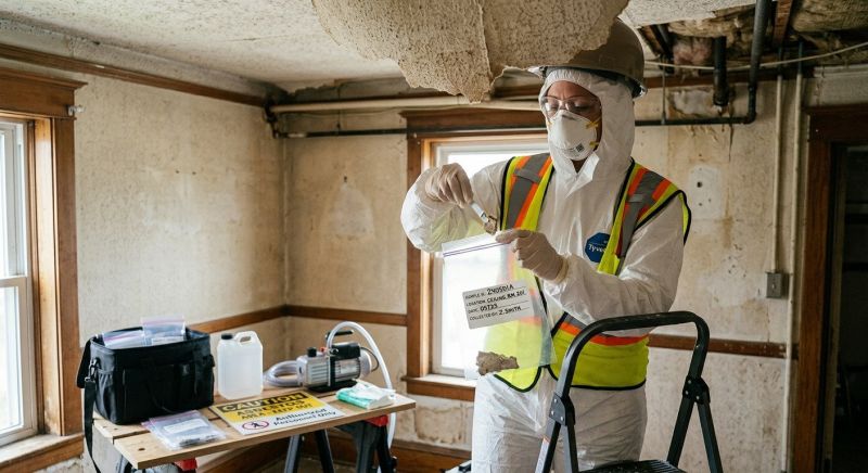 Ceiling Asbestos Testing in Bergen County, NJ