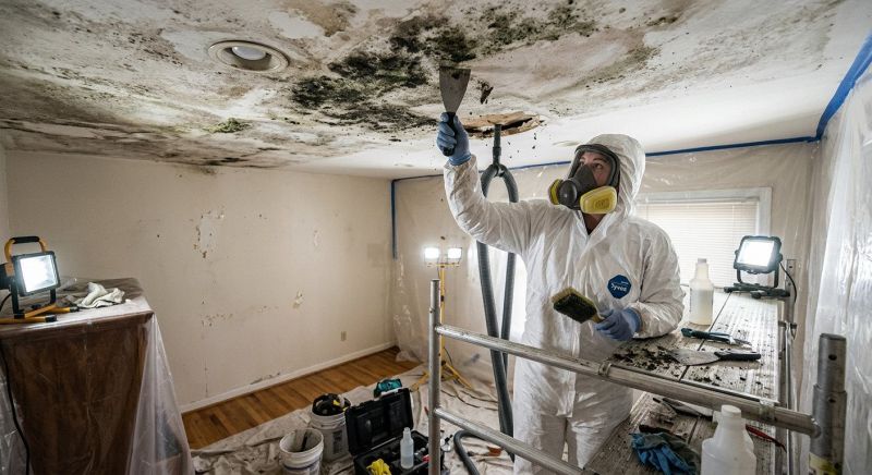 Ceiling Mold Removal in Dallas, TX