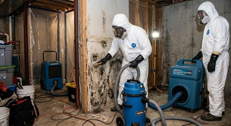 White Mold Mitigation in Bergen County, NJ